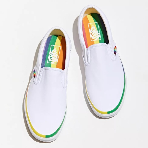 Vans Other - Vans Classic Slip-on 'Rainbow Foxing' Sneakers